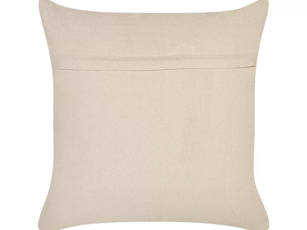 Best Beliani Koristetyyny Puuvilla Oranssi 45 X 45 Cm 2 Kpl Deutzia