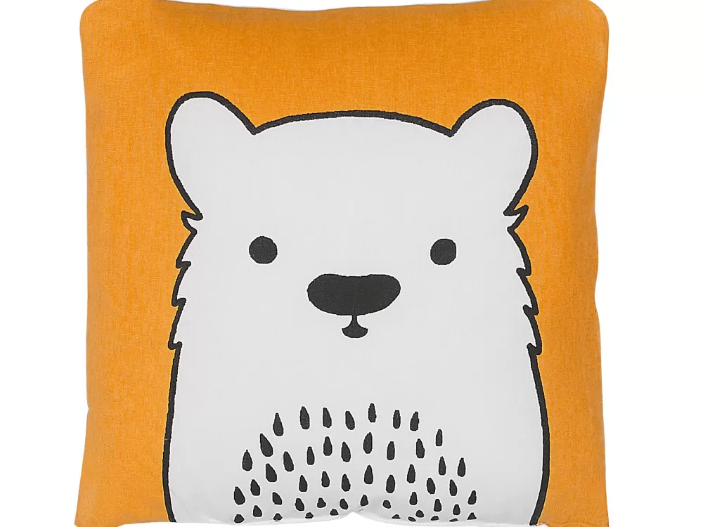 New Beliani Lasten Tyyny 2Kpl 45 X 45 Cm Oranssi Waranasi