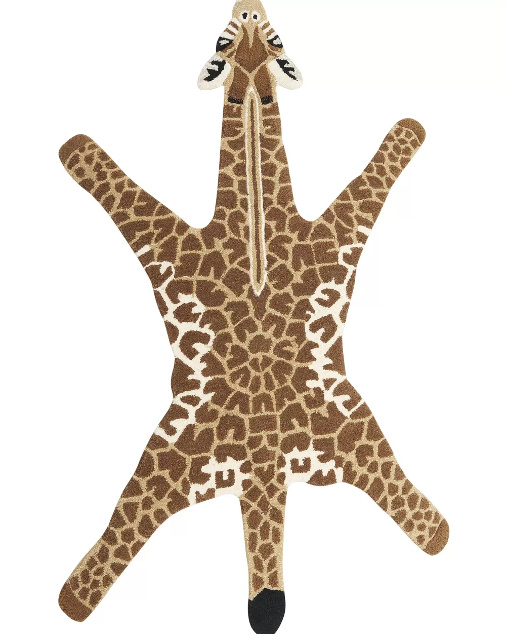 Online Beliani Matto Villa Ruskea/Beige 100 X 160 Cm Melman