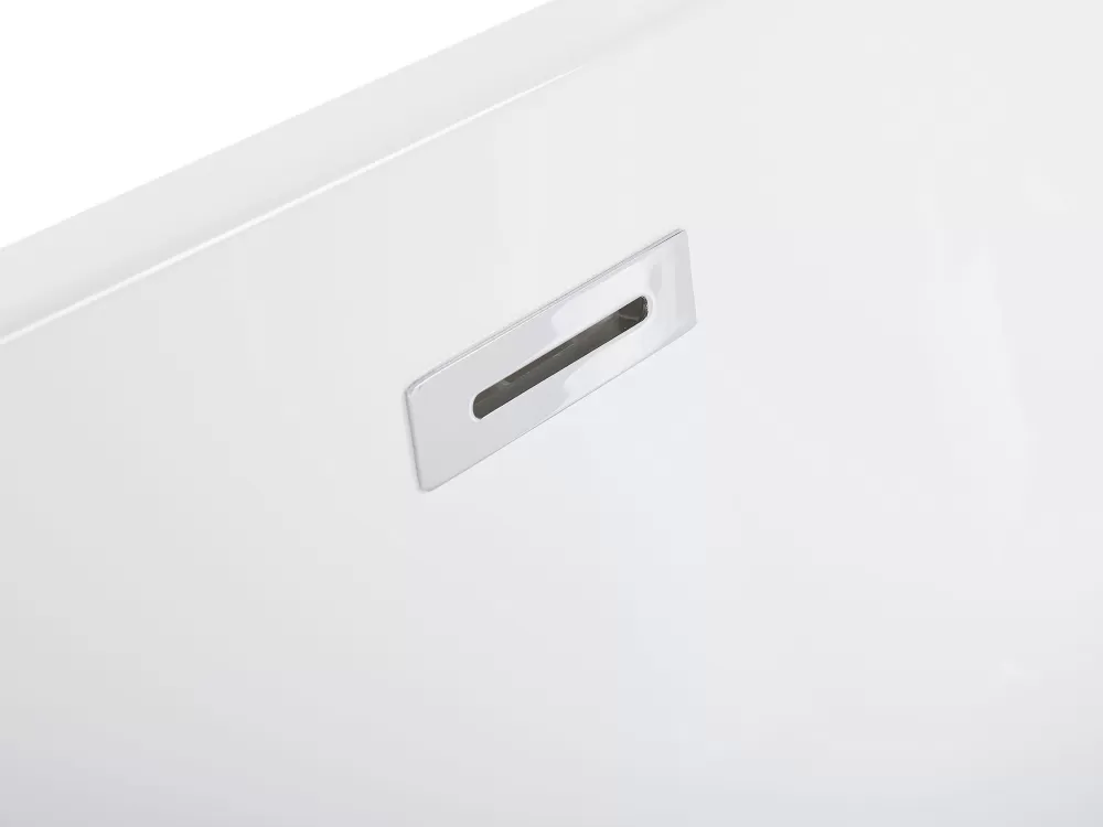 Kylpy- & Poreammeet<Beliani Poreamme Vapaasti Seisova Led-Valot Musta 170 X 80 Cm Nevis