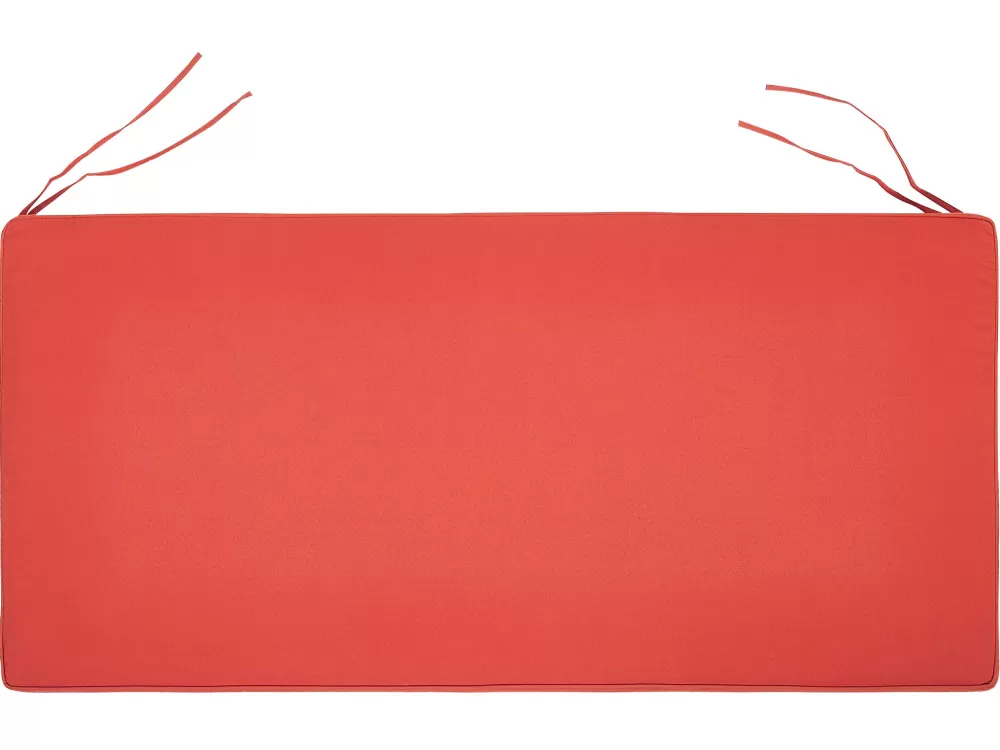 Online Beliani Punainen Pehmuste Puutarhapenkkiin 112 X 54 Cm Vivara