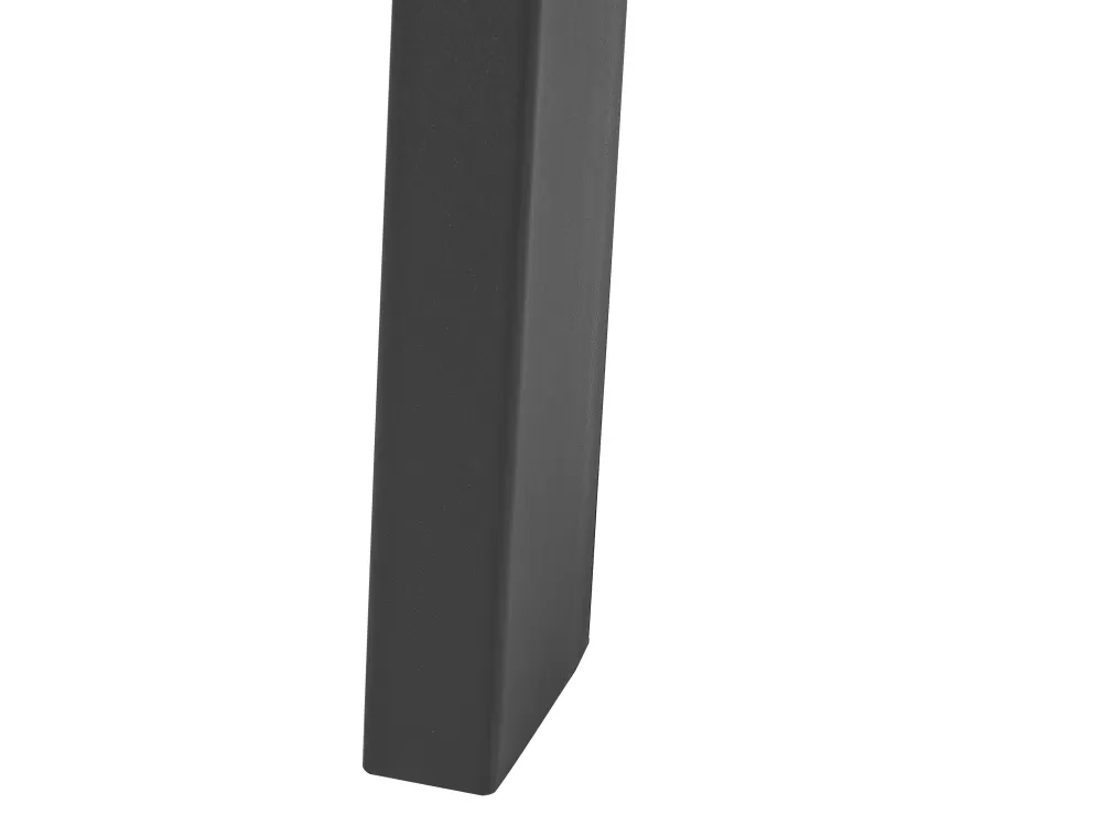 Pöydät<Beliani Ruokapoyta Jatkettava Tumma Puu/Musta 160/200 X 90 Cm Salvador