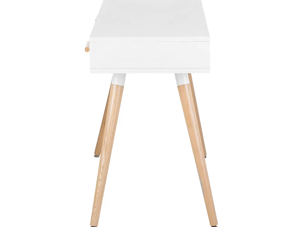 Lastenhuone<Beliani Tyopoyta 2 Laatikkoa Hylly Valkoinen/Harmaa 120 X 45 Cm Frisco